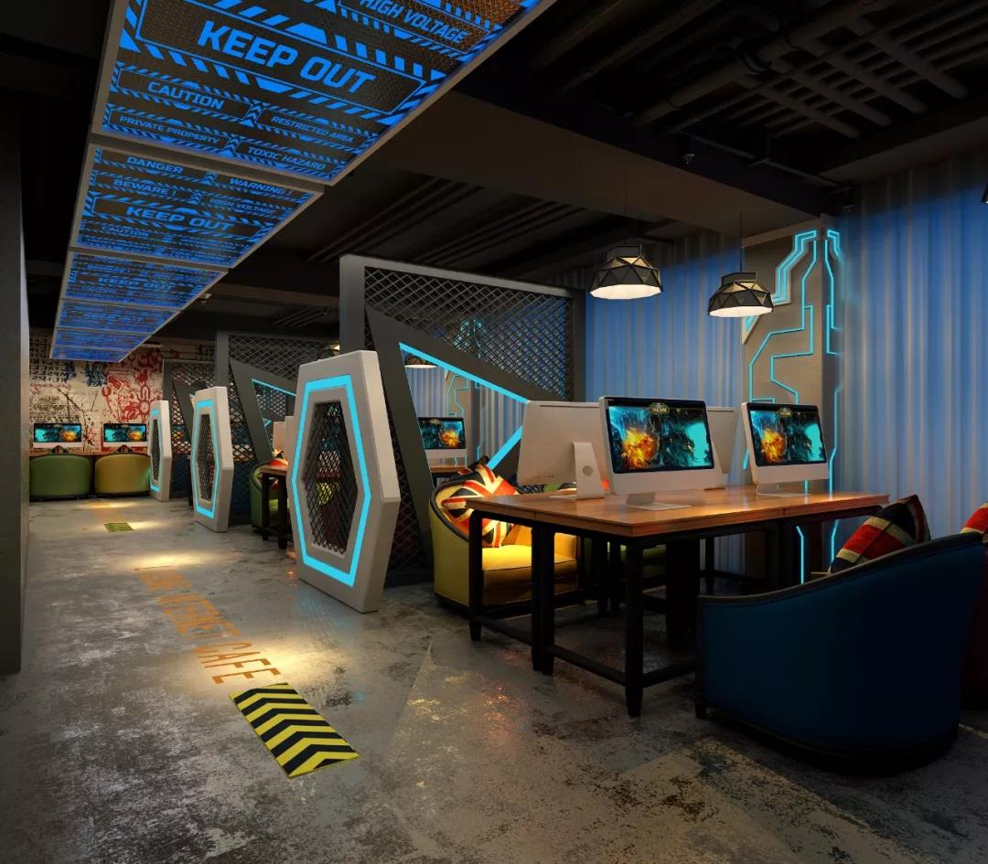 网咖装修效果图