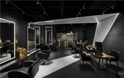 【旭彩网】合肥美发店装修