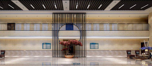 合肥铁创大厦办公室装修效果图【旭彩网】