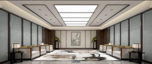 合肥铁创大厦办公室装修效果图【旭彩网】