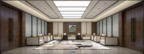 合肥铁创大厦办公室装修效果图【旭彩网】