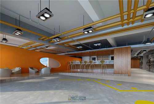 健身会所装修效果图展示——旭彩网
