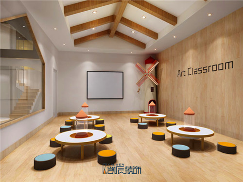 红黄蓝幼儿园早教机构装修效果图