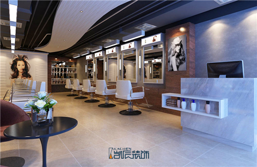 美发店装修效果图展示