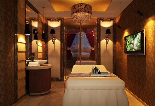 养生馆装修案例：金海良子休闲养生会所