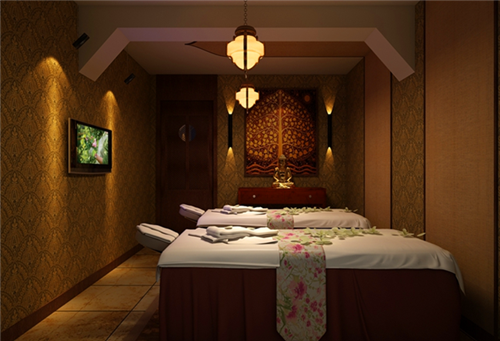 养生馆装修案例：金海良子休闲养生会所