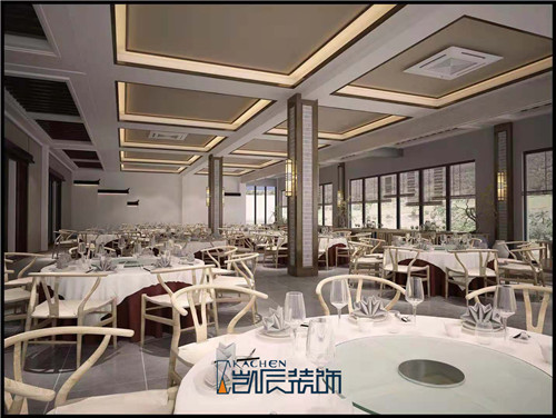 合肥餐厅装修——阜阳农家乐酒店装修效果图之大厅