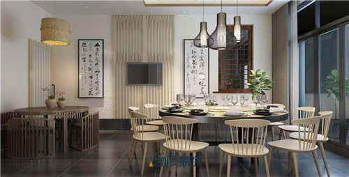 合肥餐厅装修——阜阳农家乐酒店装修效果图之厢房