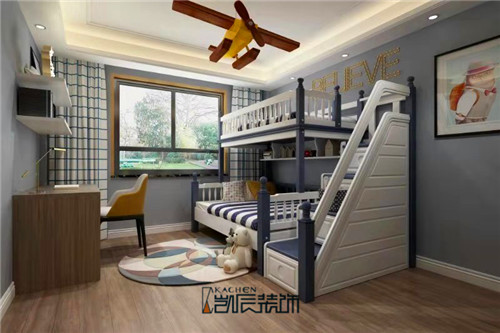合肥小洋房别墅装修——儿童房装修效果图