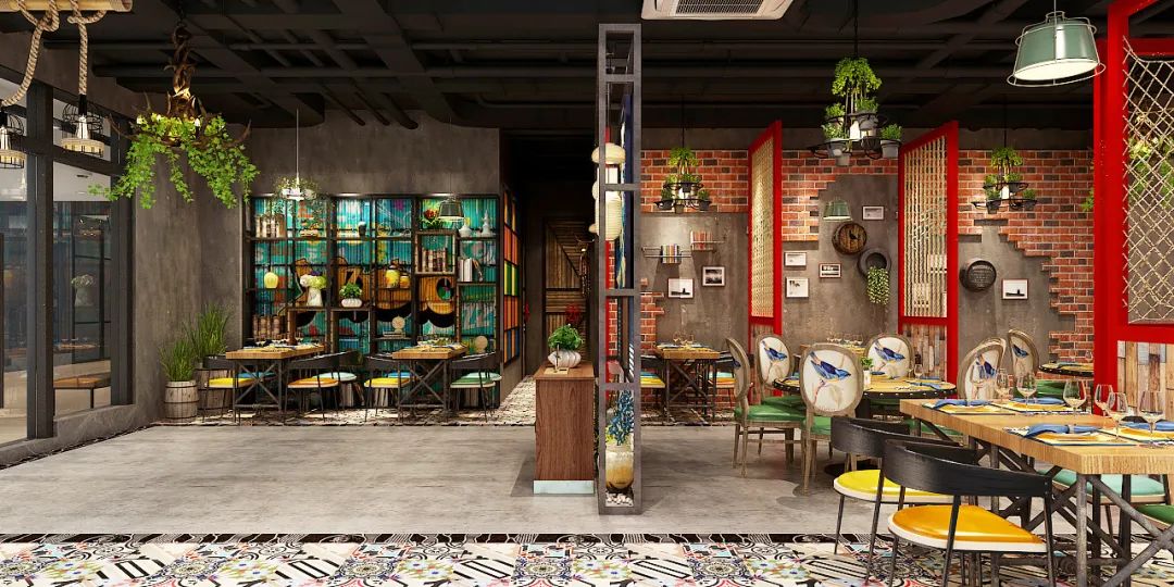 商业空间|主题餐厅装修设计,让生活充满仪式感——工业风